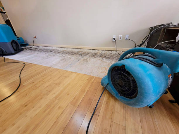 Professional Flood Damage Cleanup technician working in Durham, NH